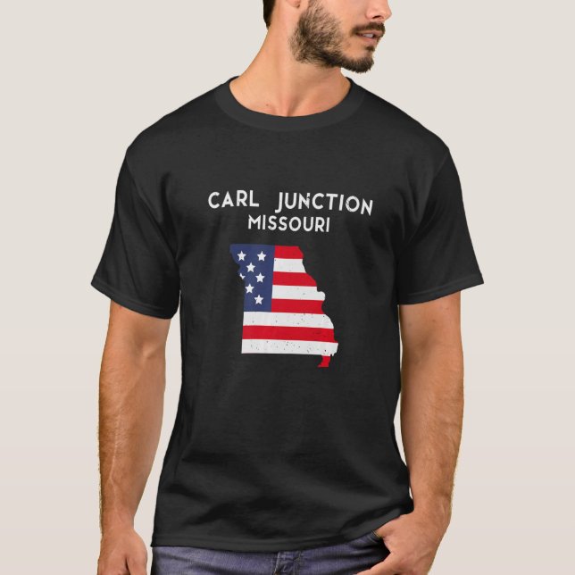 Carl Junction Missouri USA State America Travel Mi T-Shirt (Front)