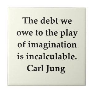 carl jung quote ceramic tile