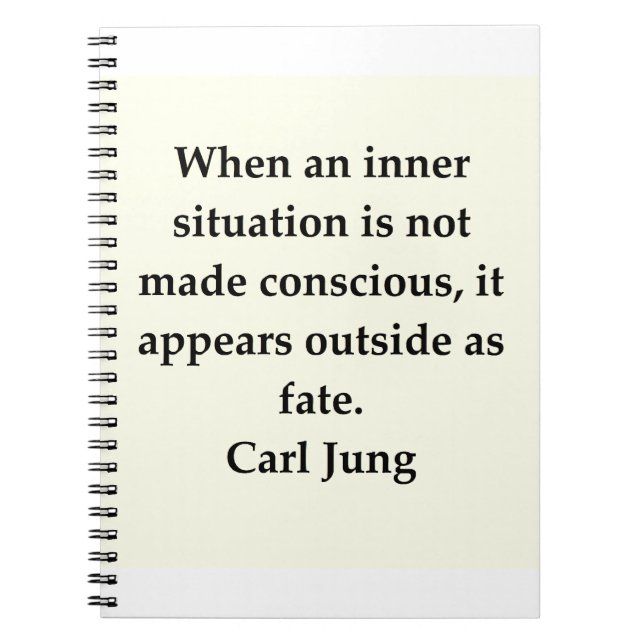 carl jung quote notebook (Front)