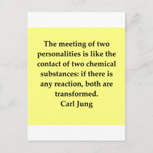 carl jung quote postcard