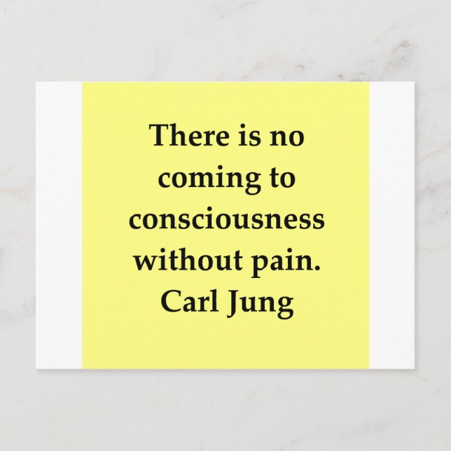 carl jung quote postcard (Front)