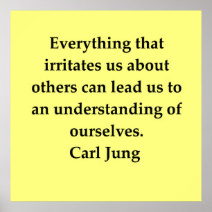 carl jung quote poster