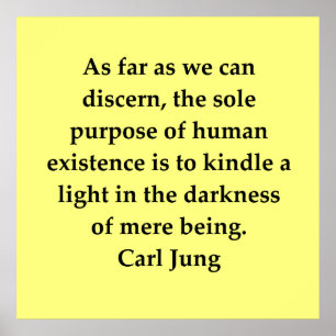 carl jung quote poster