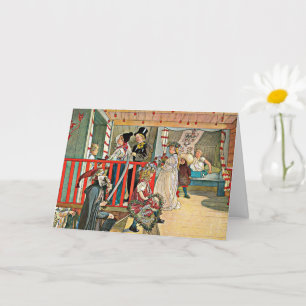 Carl Larsson - A Day of Celebration  Card