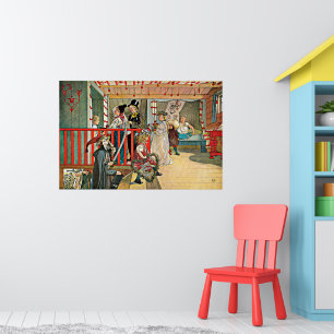 Carl Larsson - A Day of Celebration Poster