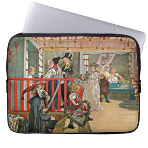 Carl Larsson art: A Day of Celebration Laptop Sleeve