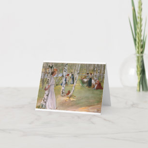 Carl Larsson - Breakfast In The Open Thank You Card