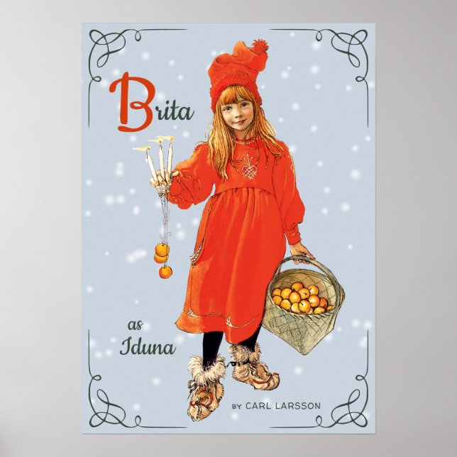 Carl Larsson Brita as Iduna 1901 CC0416 Poster (Front)