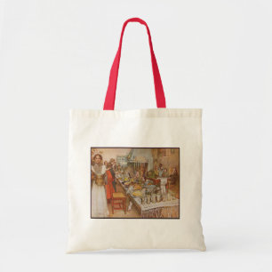Carl Larsson Christmas Eve Vintage Tote Bag
