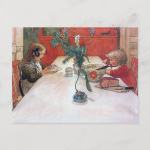 Carl Larsson Christmas Holiday Evening Meal