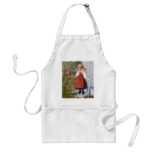 Carl Larsson Christmas Tree Apron (Front)