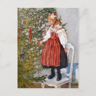 Carl Larsson Christmas Tree Postcards Post Card