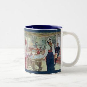 Carl Larsson  En Bergman Stuga Swedish Fine Art Two-Tone Coffee Mug