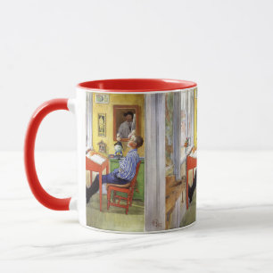 Carl Larsson Esbjorn at Red Desk Vintage Art Mug