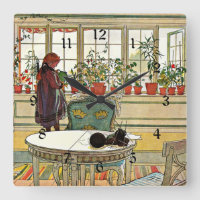 Carl Larsson - Flowers on the Windowsill