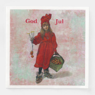 Carl Larsson God Jul Napkin
