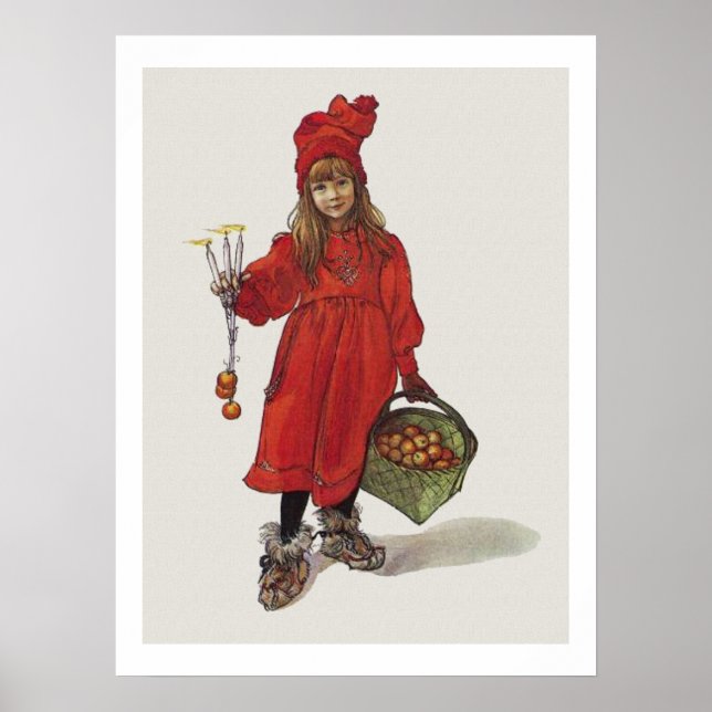 Carl Larsson Little Swedish Girl Brita as Iduna Poster (Front)