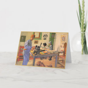 Carl Larsson painting, My Acid Workshop Card