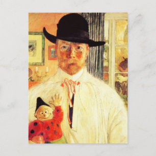 Carl Larsson  Self Recognition Postcard