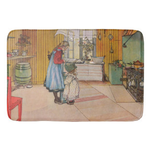 Carl Larsson The Kitchen Bath Mat