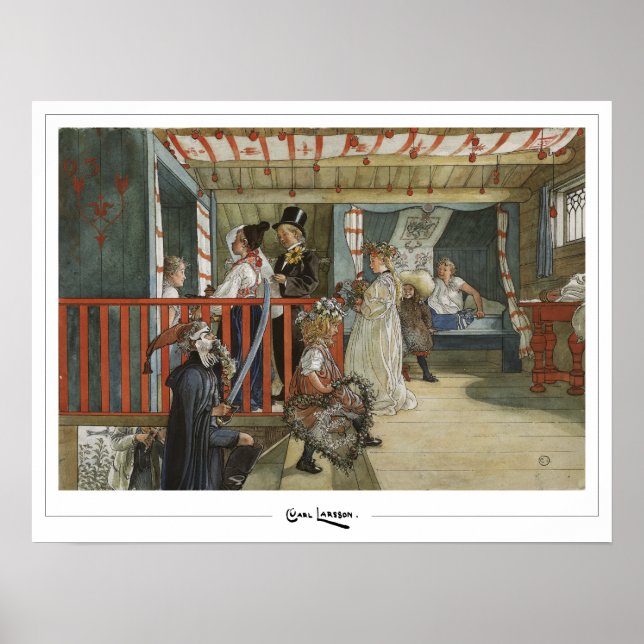Carl Larsson Zedign Art Poster #26 (Front)