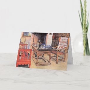 Carl Larsson's painting, Peek-a-Boo, Card