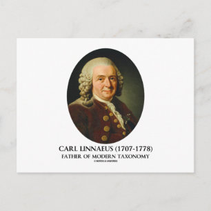 Carl Linnaeus Father Of Modern Taxonomy Postcard