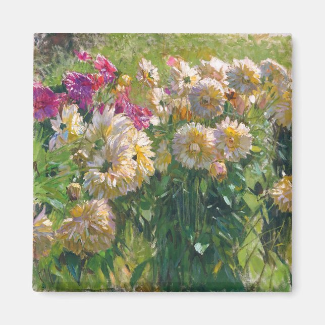 Carl Moll Dahlias Magnet (Front)