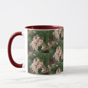 Carl Moll Vintage White Roses Mug