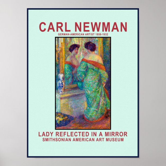 Carl Newman Reflection Poster (Front)