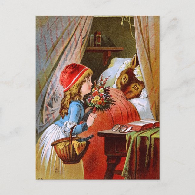 Carl Offterdinger: Little Red-Cap Postcard (Front)