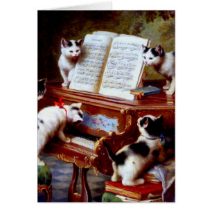 Carl Reichert Kittens Playing Piano