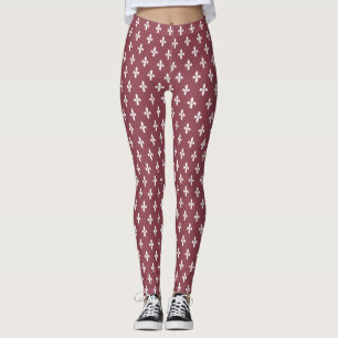 Carl Rose Victorian Fleur de Lys Leggings