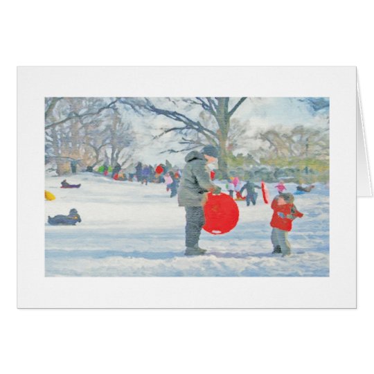 Carl Schurz Park, New York City Christmas Card