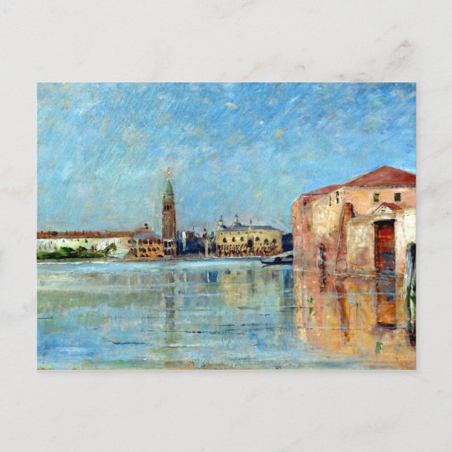 Carl Skånberg Doge's Palace Venetian Canal Scene Postcard (Front)