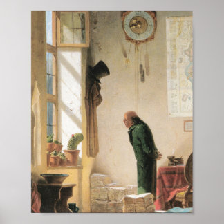 Carl Spitzweg - Der Kaktusliebhaber - Deutsche  Poster