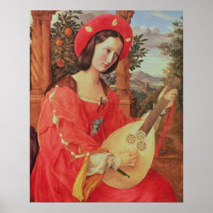 Carla Bianca von Quandt, c.1820 (oil on canvas) Poster