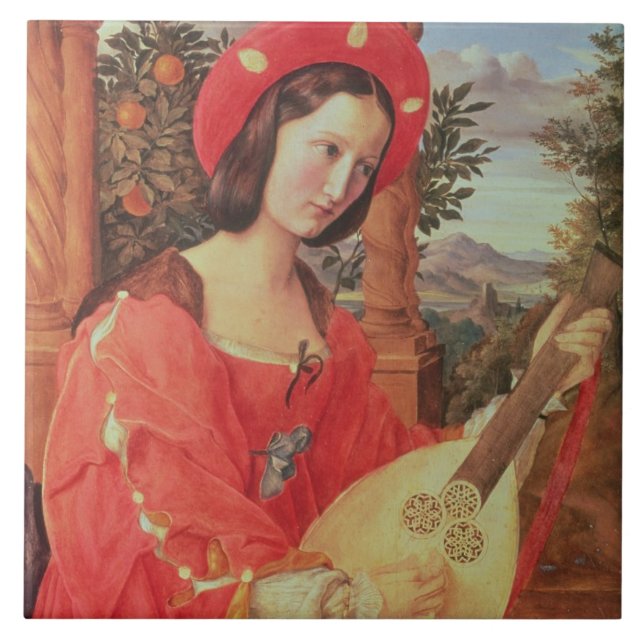 Carla Bianca von Quandt, c.1820 (oil on canvas) Tile (Front)