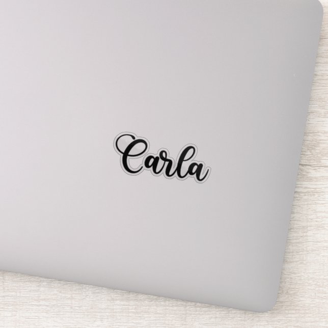 Carla Name - Handwritten Calligraphy (Detail)