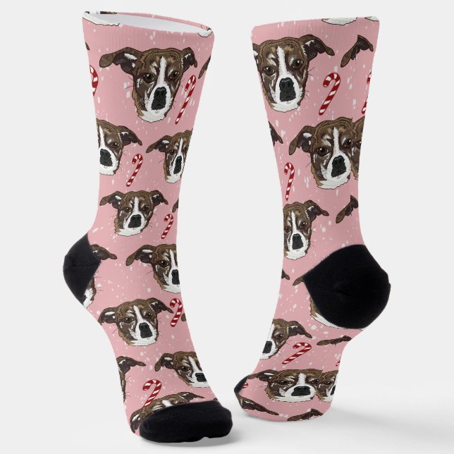 Carleigh Dog Socks (Angled)