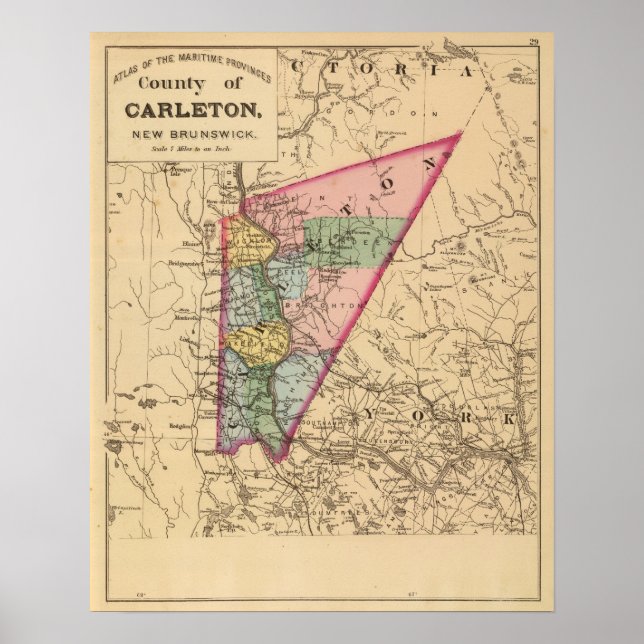 Carleton Co, NB Poster (Front)