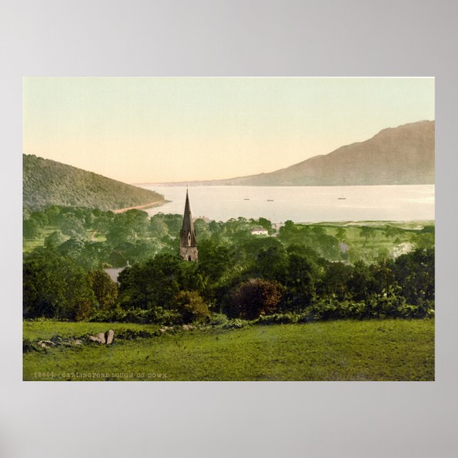 Carlingford Lough, Co. Down, N. Ireland scenery Poster (Front)