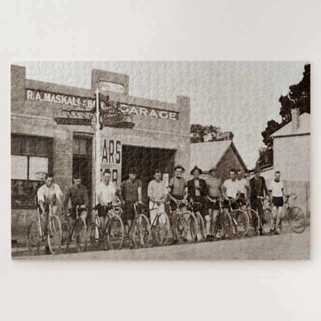 Carlingford-Parramatta League Cycling Club 1930s Jigsaw Puzzle (Horizontal)