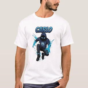 Carlo Delavi Action Hero - Original Character Grap T-Shirt
