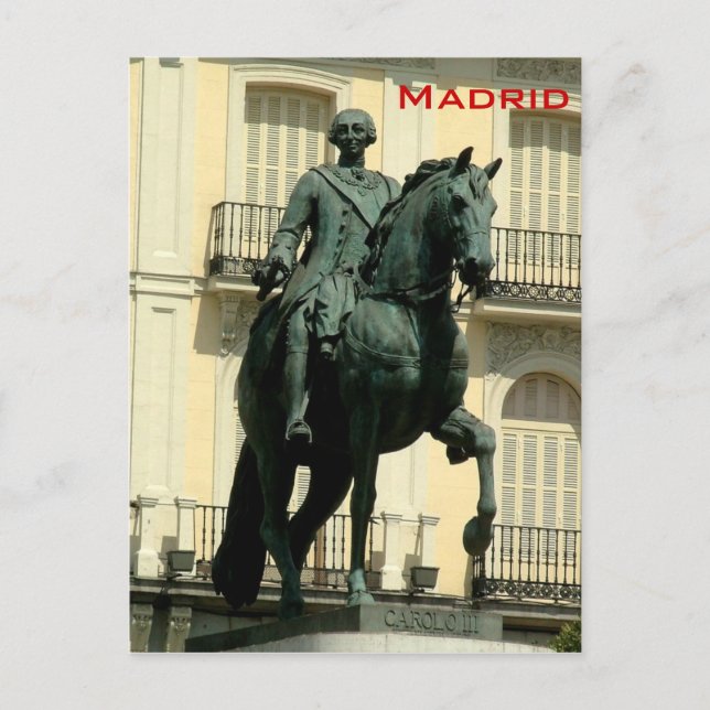 Carlos III Postcard (Front)