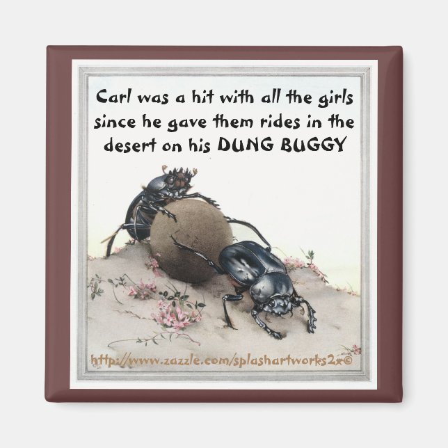 "Carls DUNG BUGGY" Magnet (Front)