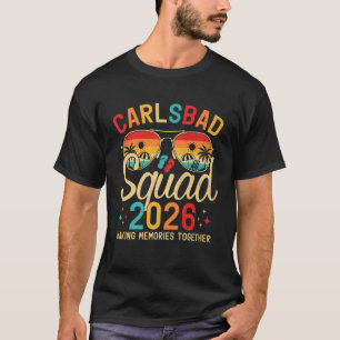 Carlsbad Beach CA Summer Vacation Family Trip 2026 T-Shirt