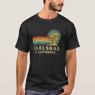 Carlsbad Beach California Family Vacation Vintage T-Shirt