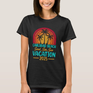 Carlsbad Beach California Sand Sea Sun Vacation 20 T-Shirt