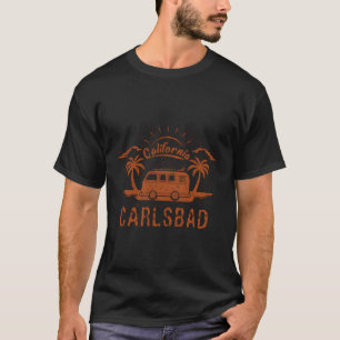 Carlsbad Ca California Surfing Beach T-Shirt